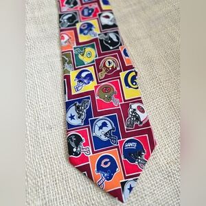 Vintage Surrey NFL Team Helmet Tie Mens Multi NFC Cowboys Eagles 49ers